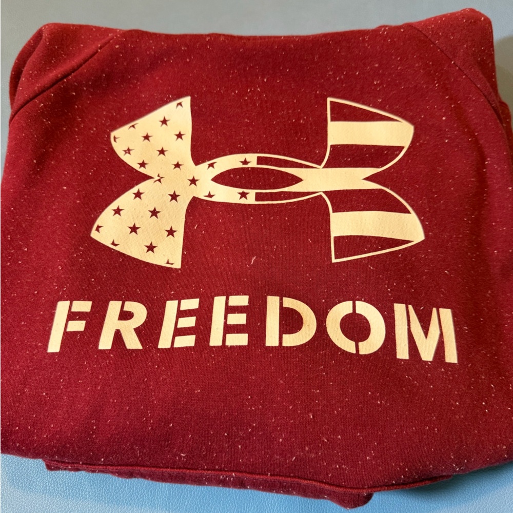 Under Armour Burgundy Freedom Hoodie